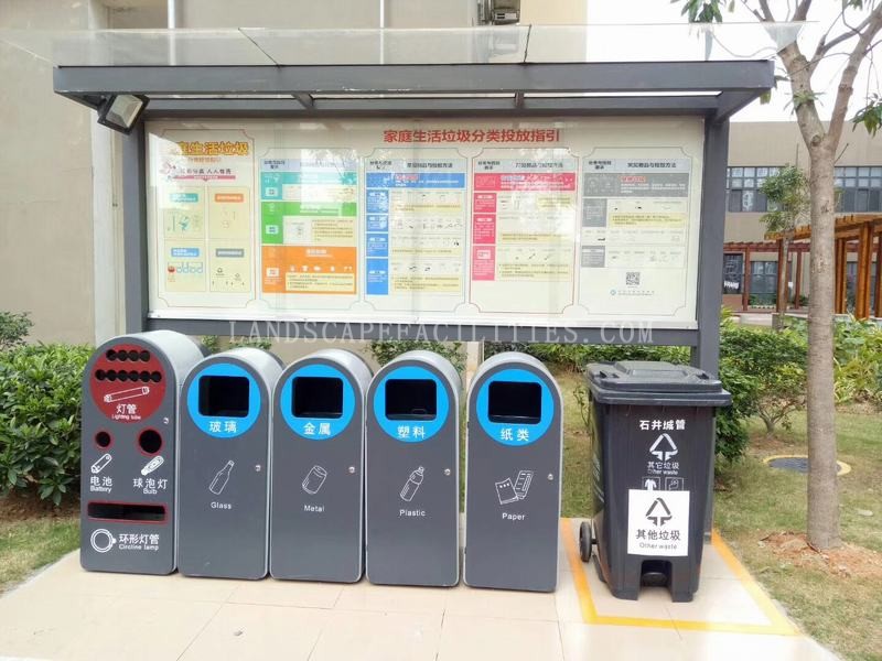 Is seasonal treatment necessary for the maintenance of landscape trash bins?(pic1)